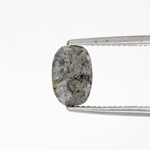 1.06 Ct Natural Salt and Pepper Oval shape Diamond - Image 5