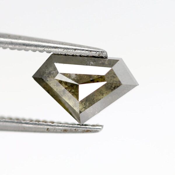 1.44 ct Natural Salt and Pepper Pentagon Cut Shape Diamond