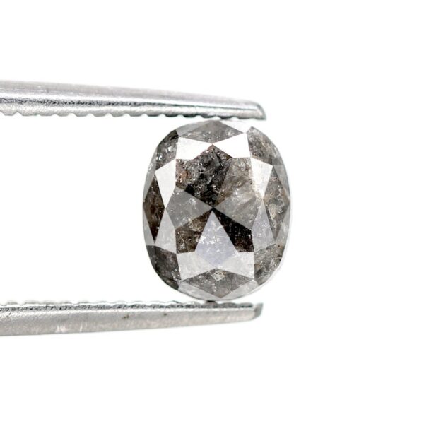 1.02 Ct Natural Salt and Pepper Oval shape Diamond