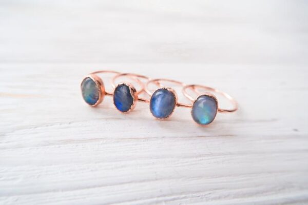 Rainbow Moonstone Ring - Image 4