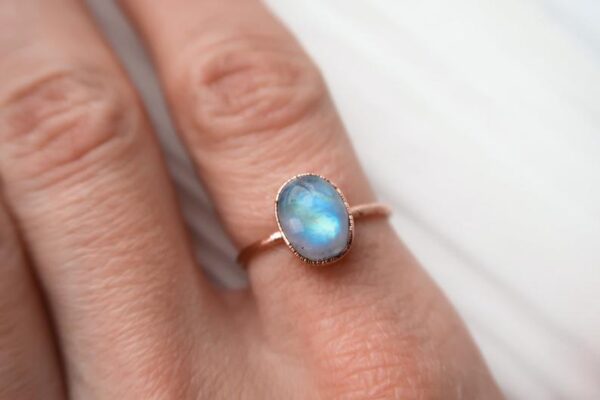 Rainbow Moonstone Ring - Image 5
