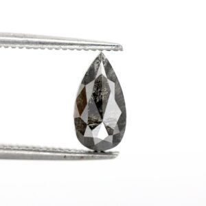 1.14 Ct Natural Salt and Pepper Pear shape Diamond
