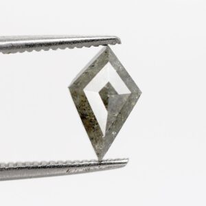 1.03 Ct Natural Salt and Pepper Excellent (Ideal) shape Diamond