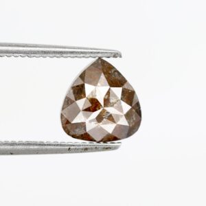 1.40 Ct Natural Salt and Pepper Pear shape Diamond