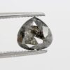 1.04 Ct Natural Salt and Pepper Heart shape Diamond