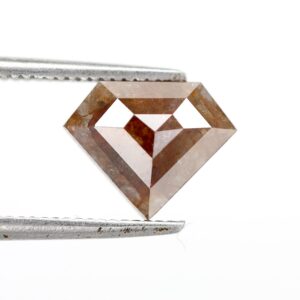 1.66 Ct Natural Salt and Pepper Diamond shape Diamond