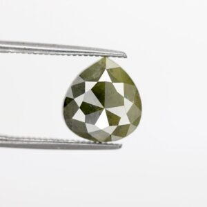 2.83 Ct Natural Salt and Pepper Emerald shape Diamond