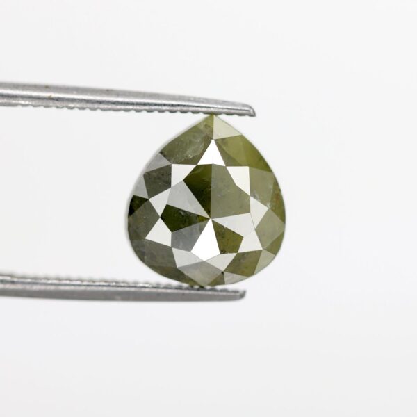 2.83 Ct Natural Salt and Pepper Emerald shape Diamond