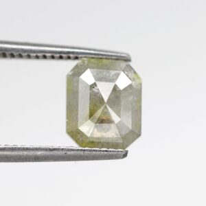 1.05 Ct Natural Salt and Pepper Emerald shape Diamond