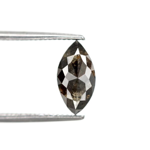 1.33 Ct Natural Salt and Pepper Marquise shape Diamond