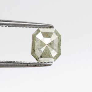 0.78 Ct Natural Salt and Pepper Emerald shape Diamond