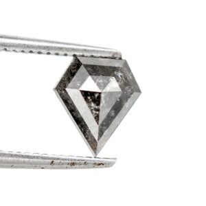 1.15 Ct Natural Salt and Pepper Kite shape Diamond