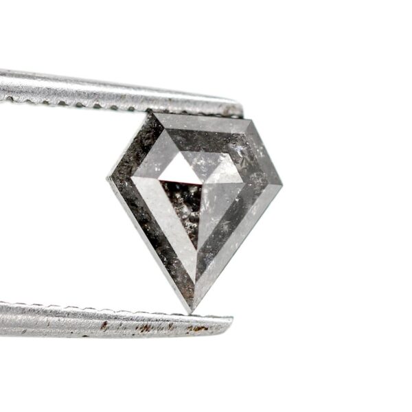 1.15 Ct Natural Salt and Pepper Kite shape Diamond