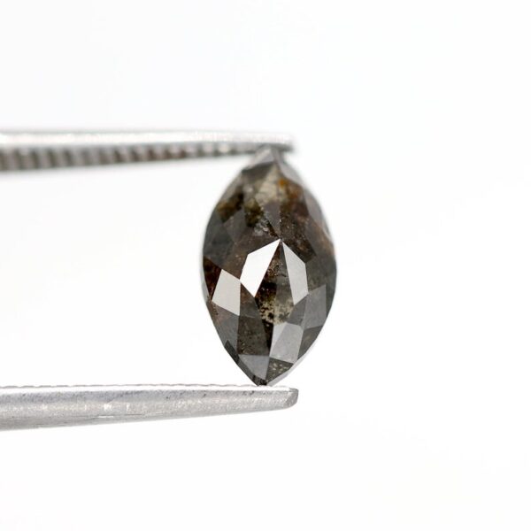 1.33 Ct Natural Salt and Pepper Marquise shape Diamond - Image 2