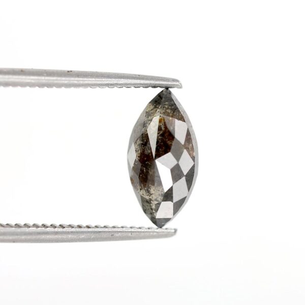 1.33 Ct Natural Salt and Pepper Marquise shape Diamond - Image 4