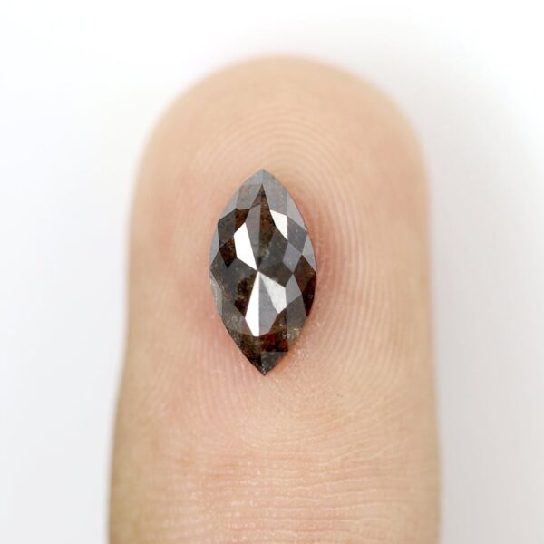 1.33 Ct Natural Salt and Pepper Marquise shape Diamond - Image 6