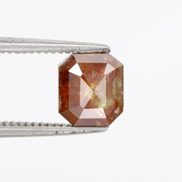 1.41 Ct Natural Salt and Pepper Emerald shape Diamond - Image 2