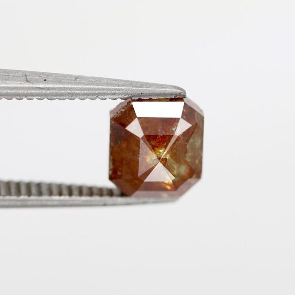 1.41 Ct Natural Salt and Pepper Emerald shape Diamond - Image 4