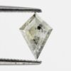0.94 Ct Kite Shape Salt and Pepper Diamond