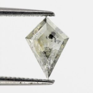 0.94 Ct Kite Shape Salt and Pepper Diamond