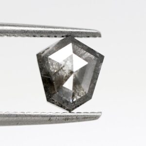 1.04 Ct Natural Salt and Pepper Shield shape Diamond
