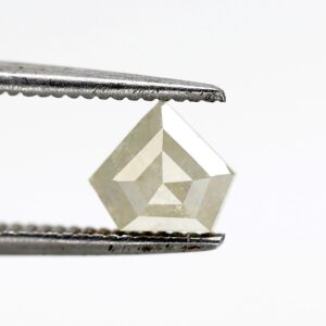 0.71 Ct Natural Salt and Pepper Pentagon modified cut shape Diamond