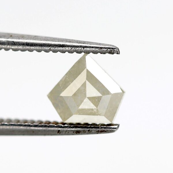 0.71 Ct Natural Salt and Pepper Pentagon modified cut shape Diamond