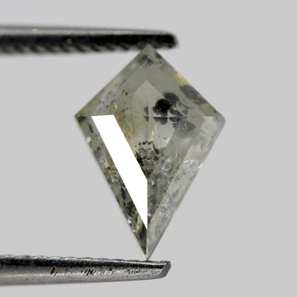0.94 Ct Kite Shape Salt and Pepper Diamond - Image 2