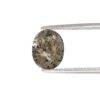 1.47 Ct Natural Salt and Pepper Oval shape Diamond - Image 5