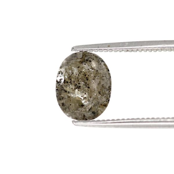 1.47 Ct Natural Salt and Pepper Oval shape Diamond - Image 5