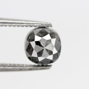 1.33 Ct Natural Salt and Pepper Square shape Diamond