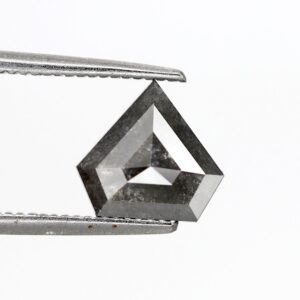 1.28 Ct Natural Salt and Pepper Diamond shape (Shield) shape Diamond
