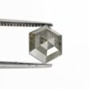 2.15 Ct Natural Salt and Pepper Hexagon shape Diamond - Image 5