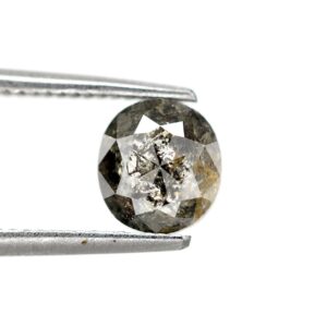 0.79 Ct Natural Salt and Pepper Oval shape Diamond
