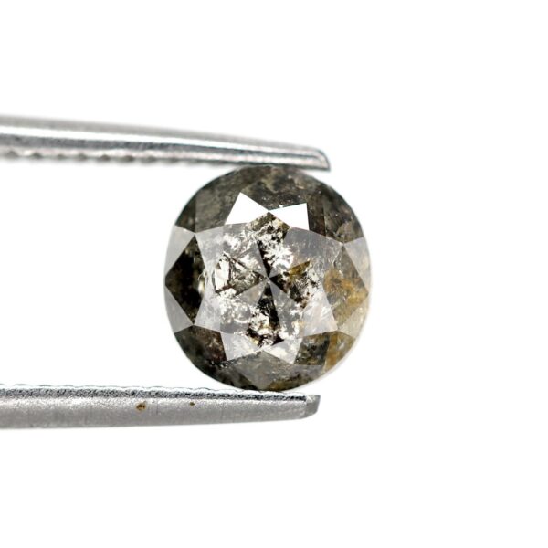 0.79 Ct Natural Salt and Pepper Oval shape Diamond