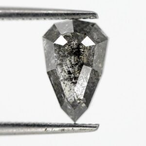 1.48 Ct Geometric Cut Salt and Pepper Diamond