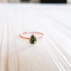 Peridot Gemstone Green Ring
