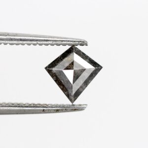 0.60 Ct Natural Salt and Pepper Kite Shape Diamond