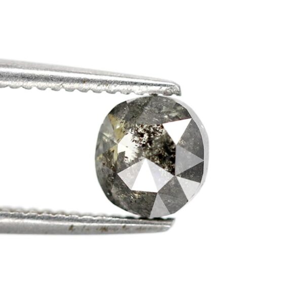 0.87 Ct Natural Salt and Pepper Oval shape Diamond - Image 5