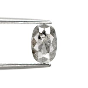 1.03 Ct Natural Salt and Pepper Oval Shape Diamond