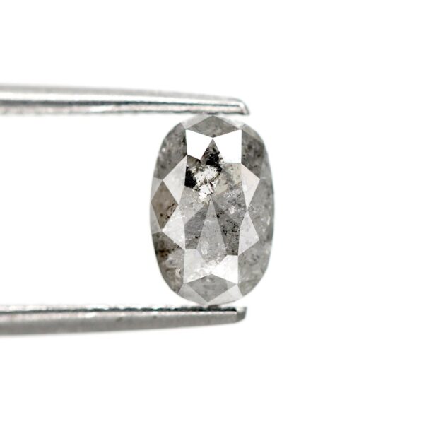 1.03 Ct Natural Salt and Pepper Oval Shape Diamond