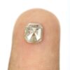 0.78 Ct Natural Salt and Pepper Emerald shape Diamond - Image 6