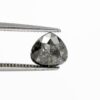 1.04 Ct Natural Salt and Pepper Heart shape Diamond - Image 3
