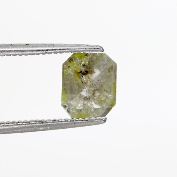1.05 Ct Natural Salt and Pepper Emerald shape Diamond - Image 5