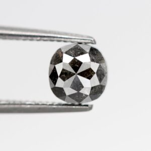 1.01 Ct Natural Salt and Pepper Square shape Diamond