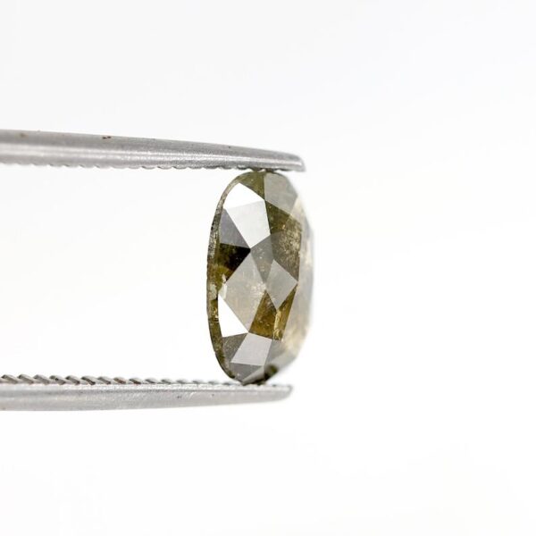 1.06 Ct Natural Salt and Pepper Oval shape Diamond - Image 4
