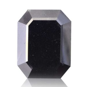 Emerald Cut Black Diamonds