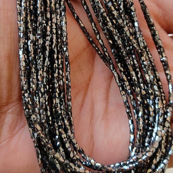 Faceted Black Diamond Beads - Image 5