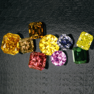 Natural Loose Fancy Color Diamonds with Fancy Shapes