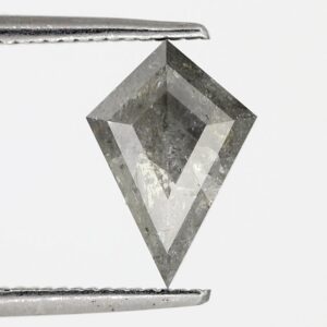 1.29 Ct Natural Kite Shape Salt and Pepper Diamond
